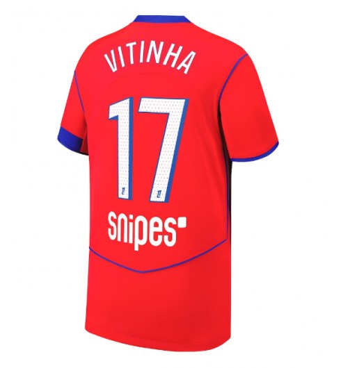 Paris Saint-Germain Vitinha #17 Alternativní Dres 2025-26 Krátký Rukáv Paris Saint-Germain Vitinha #17 Alternativní Dres 2025-26 Krátký Rukáv